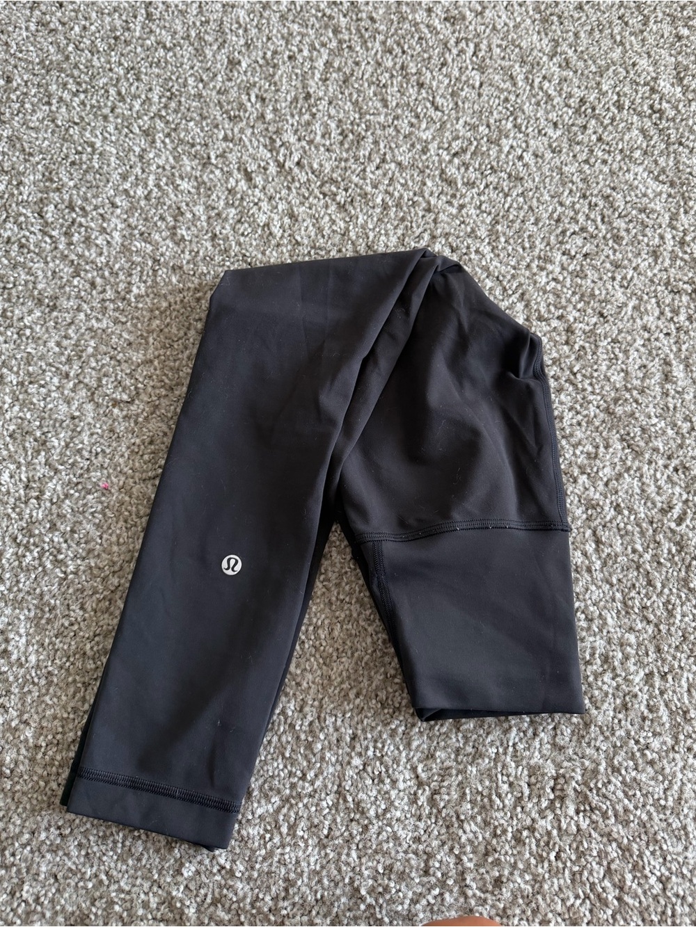 lululemon athletica Black Womens Leggings with Logo Wunder Train